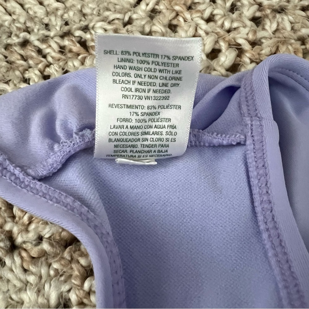Wild Fable Ring Front Bralette Bikini Swim Top Lavender Purple L Large 12-14 - Picture 7 of 8